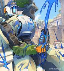 Rule34 - If it exists, there is porn of it  qwertydragon, bastion ( overwatch)  6136450