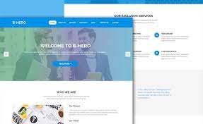 html5 bootstrap 4 business template