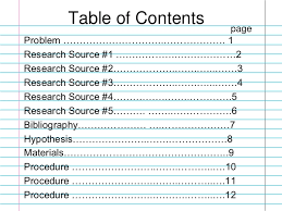 Table of Contents July Science Student Journal You must maintain this  journal during the entire science fair project and turn it Research Paper