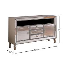 Silver Mirrored Tv Stand Bm2002tv