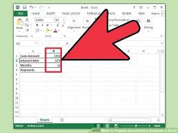 Amortization Schedule Excel Image Titled Prepare In Step 3 Loan Home