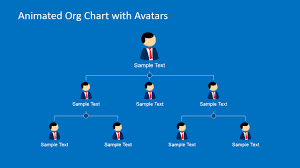 Animated Org Chart Powerpoint Template