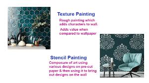 Texture Painting Vs Stencil Painting