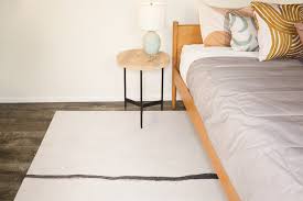 bedroom rug placement layout size