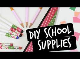 decorate your school supplies diy