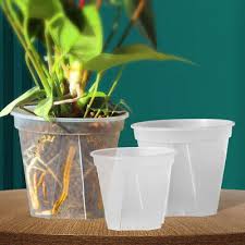 Clear Orchid Pots Flower Pots Garden