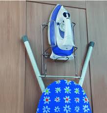 Wall Mounted Iron And Ironing Board Holder