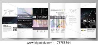 Tri Fold Brochure Vector Photo Free Trial Bigstock