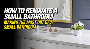 How To Renovate A Small Bathroom Make