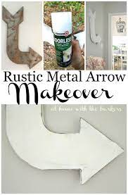Rustic Metal Arrow Makeover At Home