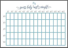 For this easy baby shower guessing game, cut out these slips and ask shower guests to fill in their guesses about the baby's birthday, weight, and more! Guess Baby S Date Of Birth Weight Baby Shower Games Personalised A4 A3 3 00 Picclick Uk