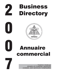 business directory board of funeral