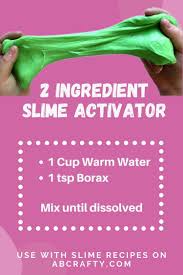 slime activator recipe quick and easy