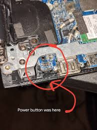 laptop power on broken toshiba