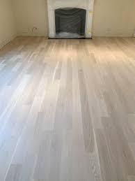 white stain on white oak floors