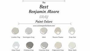 best benjamin moore gray paint colors