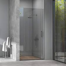 Swing Shower Door Clear Tempered Glass