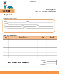 Use our free online sales and invoicing software to manage your business accounting and followup with your clients. Flooring Invoice Templates 14 Word Pdf Excel Templates Template Sumo