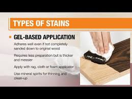 Types Of Wood Stains And Finishes For