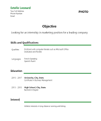 How to write a perfect internship resume (examples included) by kate lopaze. Student Internship Cv Template