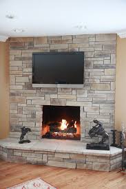 Ledge Stone Dry Stack Stone Fireplaces