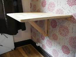 ikea fold down wall mounted table solid