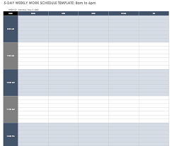 Free rota template for excel. Free Work Schedule Templates For Word And Excel Smartsheet