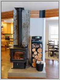 Stove Backsplash Wood Stove Fireplace