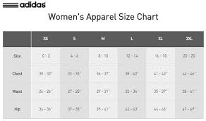 Adidas Sports Bra Size Chart India Www Bedowntowndaytona Com