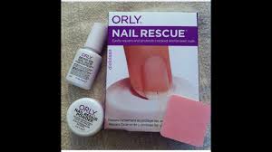 broken nail try orly nail rescue