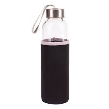 Vim Glass Bottle 500 Ml Black