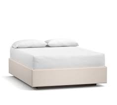 Upholstered Platform Bed With Footboard