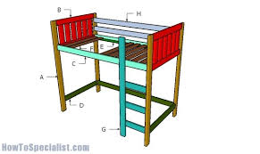 2x4 Loft Bed Plans Howtospecialist