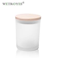 China 8oz 240ml Frosted Glass Container