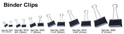 Binder Clips Sizes Related Keywords Suggestions Binder
