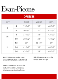 Evan Picone Dress Size Chart Best Picture Of Chart