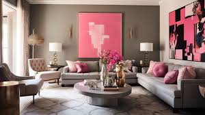 pink living room a canvas for