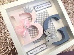 baby twins gift frame