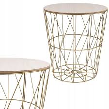 Coffee Table Metal Basket 35 Cm
