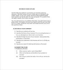 Business Plan Outline Template 9