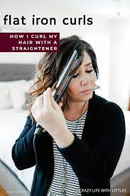 how to curl short hair with a flat iron