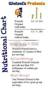 menu of wetzel s pretzels los angeles