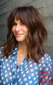 Remember to keep it simple with soft pink lips. Cute Lob With Bangs To Copy In 2021 Lob With Bangs And Layers Fabmood