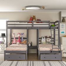 Bunk Bed Divider Wall On