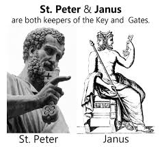 St Peter Janus Are Both Keepers Of The Key And Gates