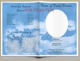 Free Obituary Program Template Download Of Pin On Funeral