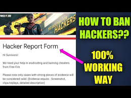 These both identities can be used to search any player, check their game stats, send them friend requests or gifts or report them. How To Ban Hackers From Free Fire 100 Right Way To Report A Hacker Youtube