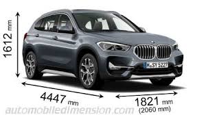 bmw x1 2023 dimensions boot e and