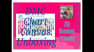 Diamond Painting Organization Unboxing A Canvas Dmc Chart By Zsj