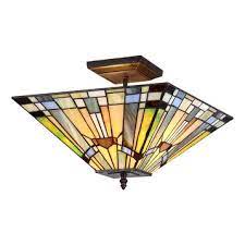 The 15 Best Stained Glass Flush Mount